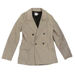 Princess Polly Black and White Checkered Blazer